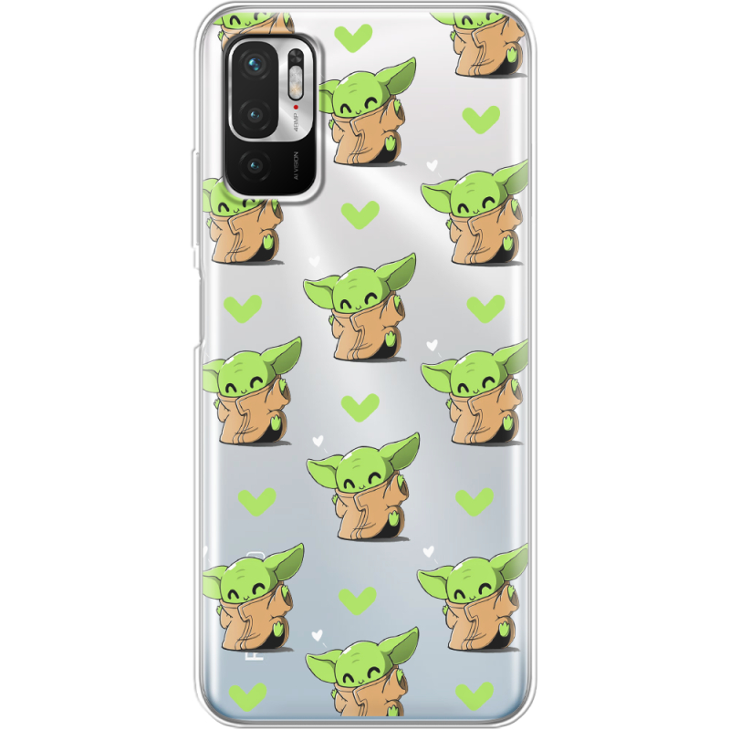 Прозрачный чехол BoxFace Xiaomi Redmi Note 10 5G Pattern Baby Yoda