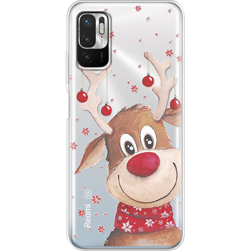 Прозрачный чехол BoxFace Xiaomi Redmi Note 10 5G Winter Deer