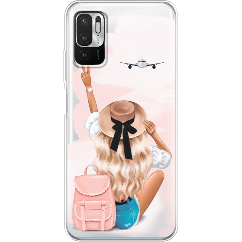 Прозрачный чехол BoxFace Xiaomi Redmi Note 10 5G Travel Girl