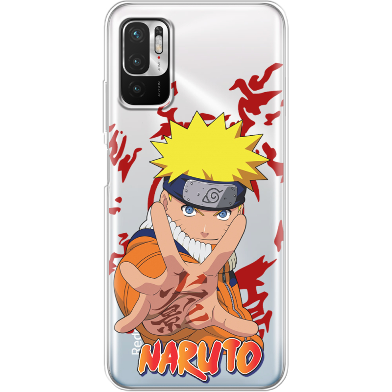 Прозрачный чехол BoxFace Xiaomi Redmi Note 10 5G Naruto