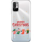 Прозрачный чехол BoxFace Xiaomi Redmi Note 10 5G Merry Christmas