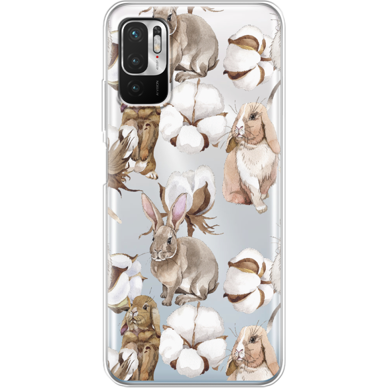 Прозрачный чехол BoxFace Xiaomi Redmi Note 10 5G Cotton and Rabbits