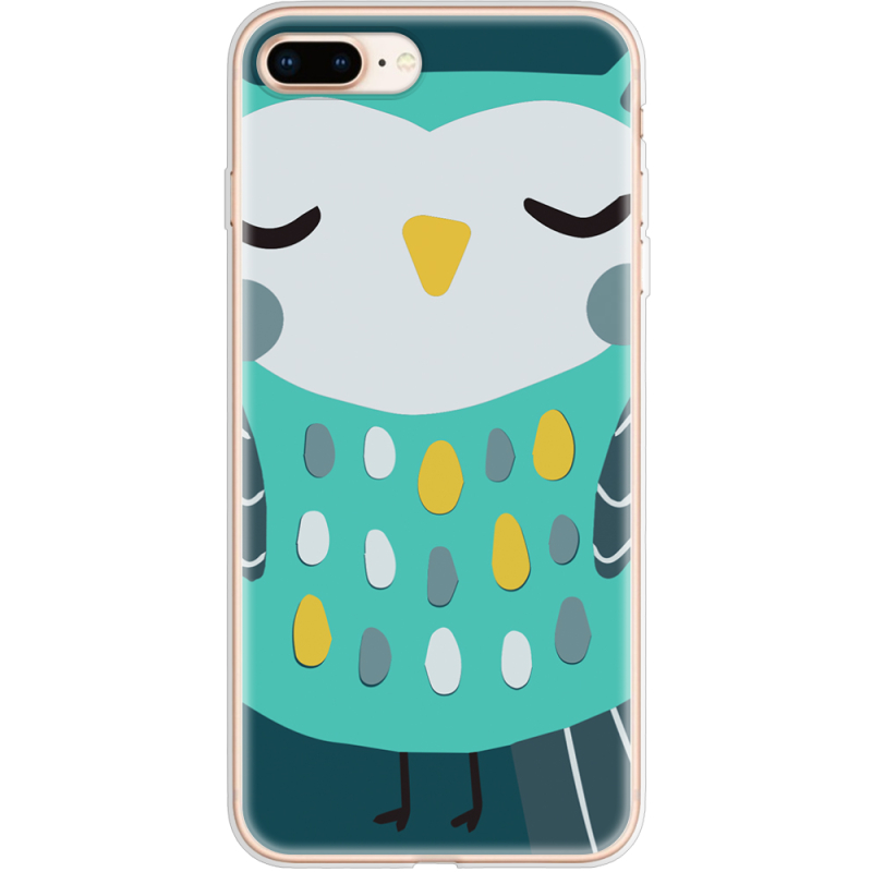 Чехол Uprint Apple iPhone 7/8 Plus Green Owl