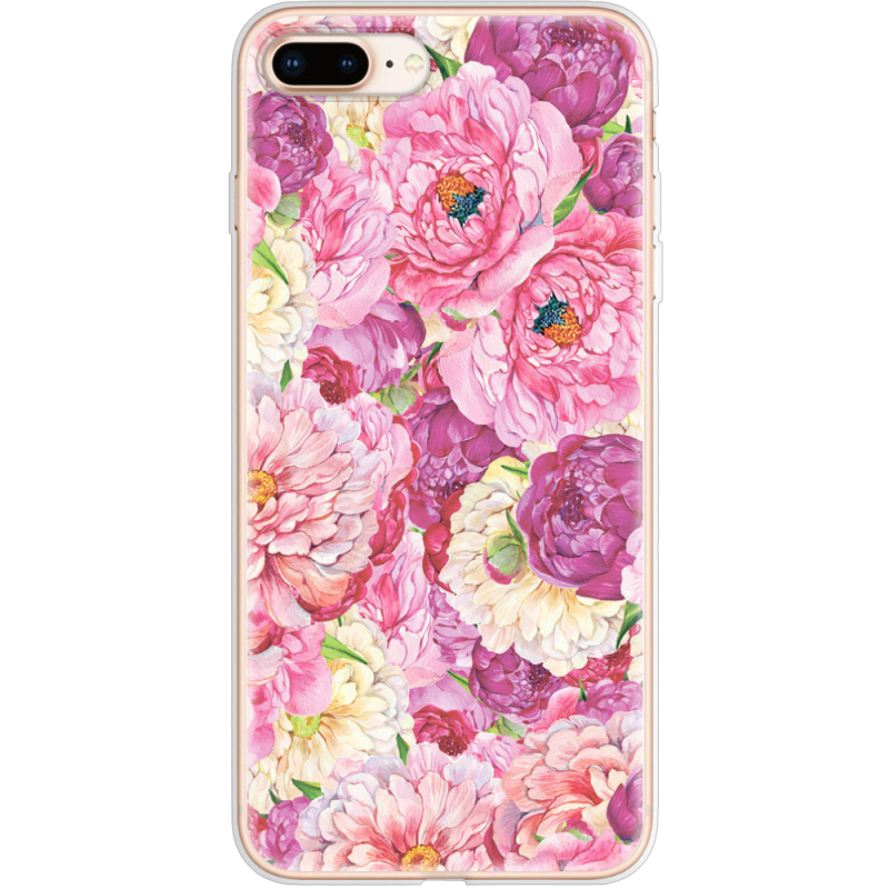 Чехол Uprint Apple iPhone 7/8 Plus Pink Peonies