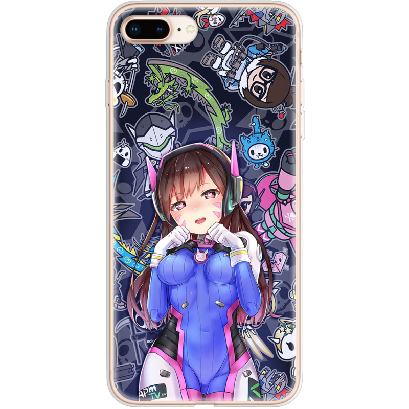 Чехол Uprint Apple iPhone 7/8 Plus Overwatch D.VA