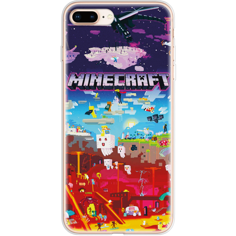 Чехол Uprint Apple iPhone 7/8 Plus Minecraft World Beyond