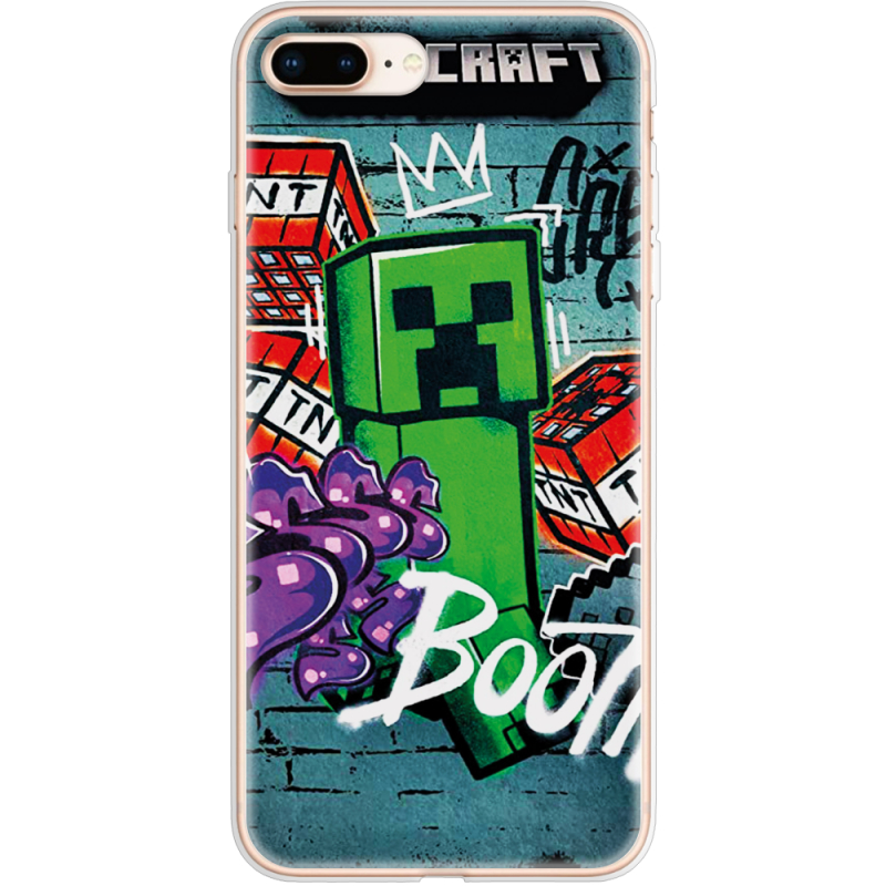 Чехол Uprint Apple iPhone 7/8 Plus Minecraft Graffiti