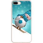 Чехол Uprint Apple iPhone 7/8 Plus Skier Snowman