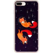Чехол Uprint Apple iPhone 7/8 Plus Fox-Astronauts