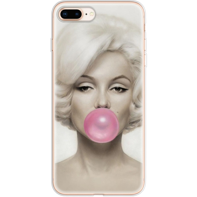 Чехол Uprint Apple iPhone 7/8 Plus Marilyn Monroe Bubble Gum