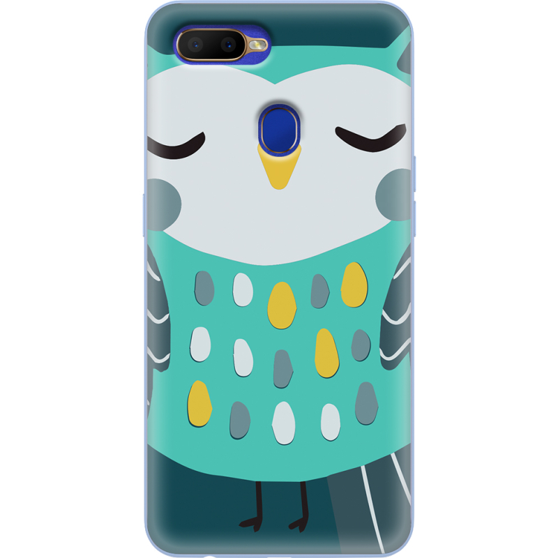 Чехол BoxFace OPPO A12 Green Owl