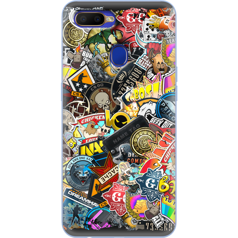 Чехол BoxFace OPPO A12 CS:Go Stickerbombing