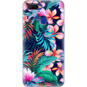 Чехол BoxFace OPPO A12 flowers in the tropics