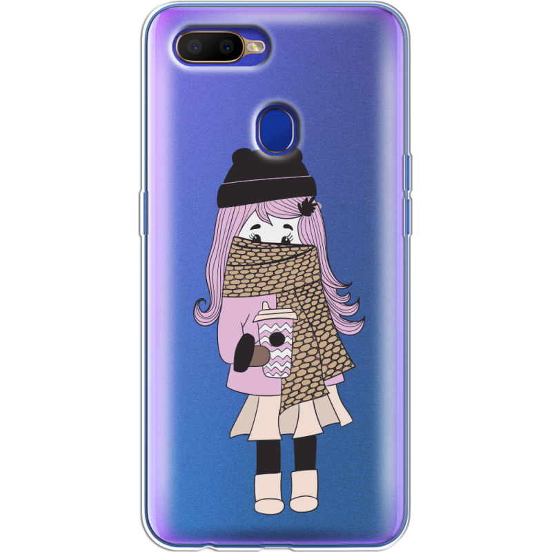 Прозрачный чехол BoxFace OPPO A12 Winter Morning Girl