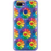 Прозрачный чехол BoxFace OPPO A12 Hippie Flowers