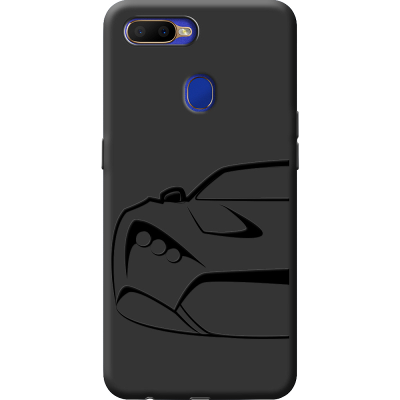 Черный чехол BoxFace OPPO A12 Sportcar