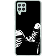 Чехол BoxFace Samsung A225 Galaxy A22 Black Sneakers