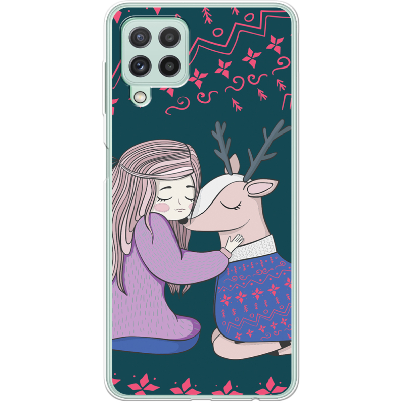 Чехол BoxFace Samsung A225 Galaxy A22 Girl and deer