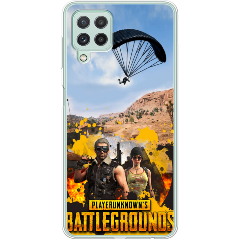 Чехол BoxFace Samsung A225 Galaxy A22 Pubg parachute