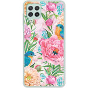 Чехол BoxFace Samsung A225 Galaxy A22 Birds in Flowers