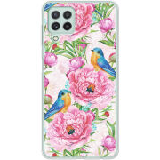Чехол BoxFace Samsung A225 Galaxy A22 Birds and Flowers