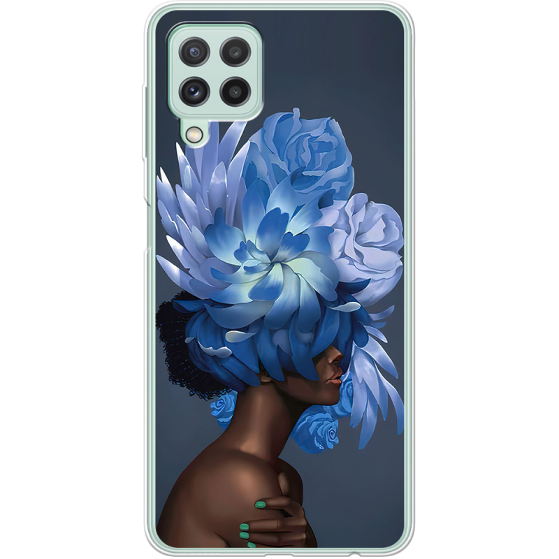 Чехол BoxFace Samsung A225 Galaxy A22 Exquisite Blue Flowers