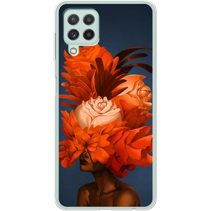 Чехол BoxFace Samsung A225 Galaxy A22 Exquisite Orange Flowers