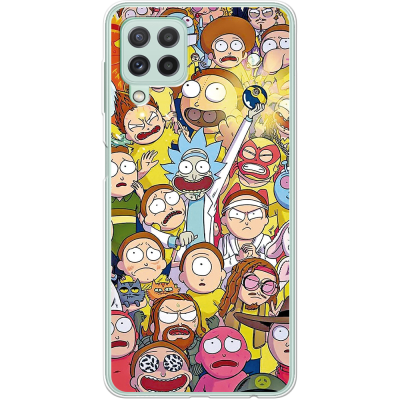 Чехол BoxFace Samsung A225 Galaxy A22 Rick and Morty