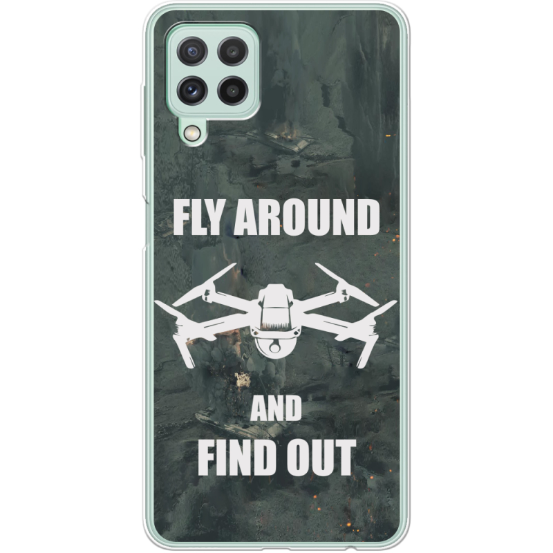 Чехол BoxFace Samsung A225 Galaxy A22 Дрон Fly Around