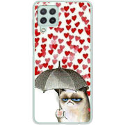 Чехол BoxFace Samsung A225 Galaxy A22 Raining Hearts