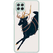 Чехол BoxFace Samsung A225 Galaxy A22 Black Deer