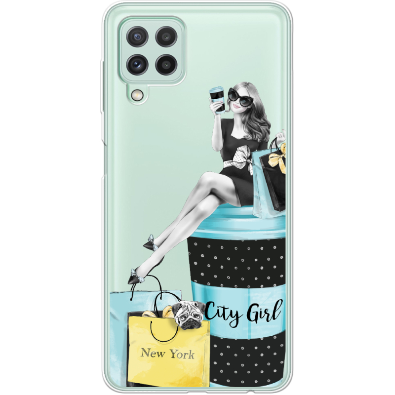 Прозрачный чехол BoxFace Samsung A225 Galaxy A22 City Girl