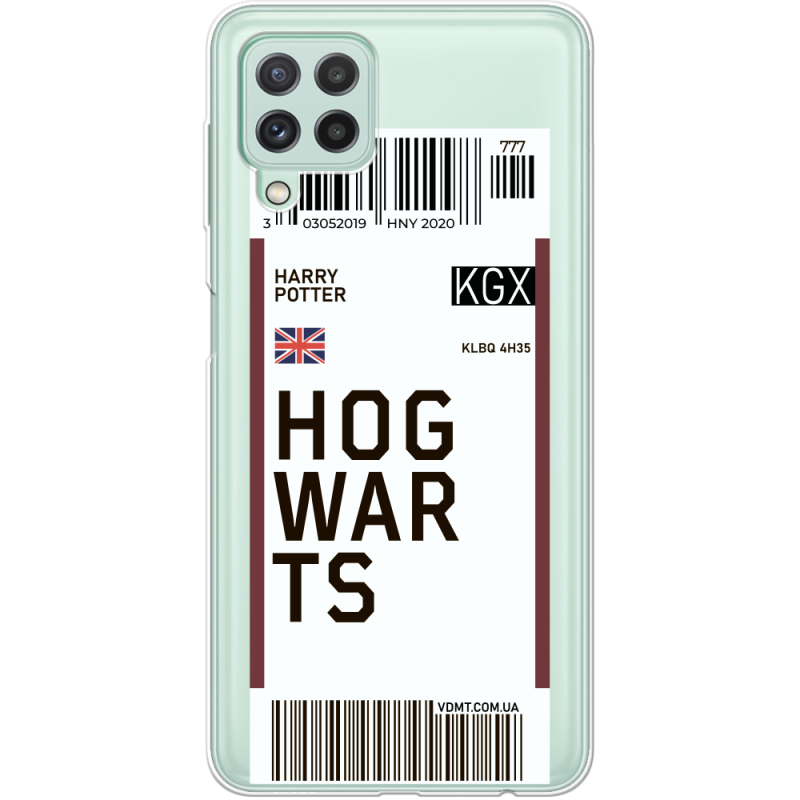 Прозрачный чехол BoxFace Samsung A225 Galaxy A22 Ticket Hogwarts