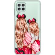 Прозрачный чехол BoxFace Samsung A225 Galaxy A22 Mouse Girls