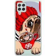 Прозрачный чехол BoxFace Samsung A225 Galaxy A22 Winter Puggy