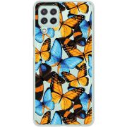 Прозрачный чехол BoxFace Samsung A225 Galaxy A22 Butterfly Morpho