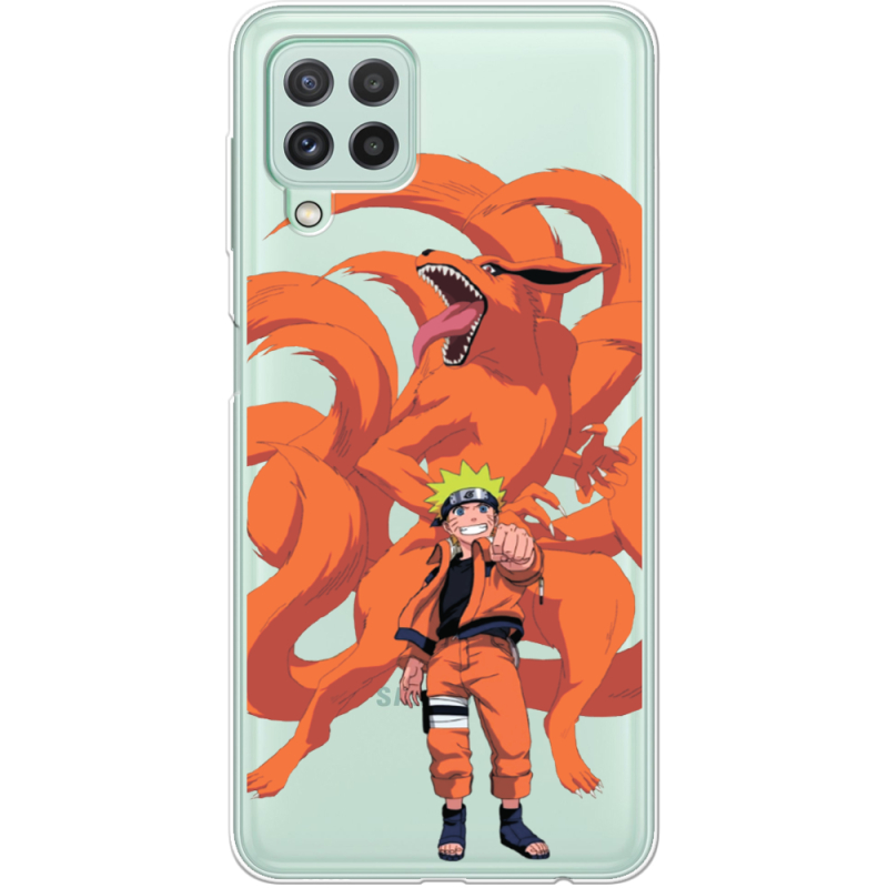 Прозрачный чехол BoxFace Samsung A225 Galaxy A22 Naruto and Kurama