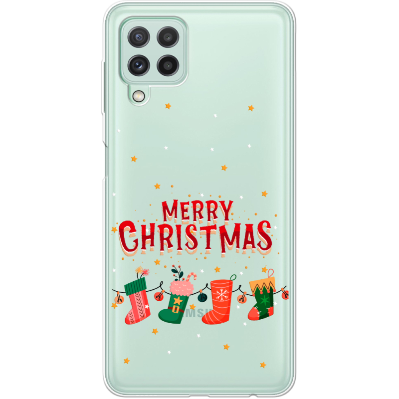 Прозрачный чехол BoxFace Samsung A225 Galaxy A22 Merry Christmas