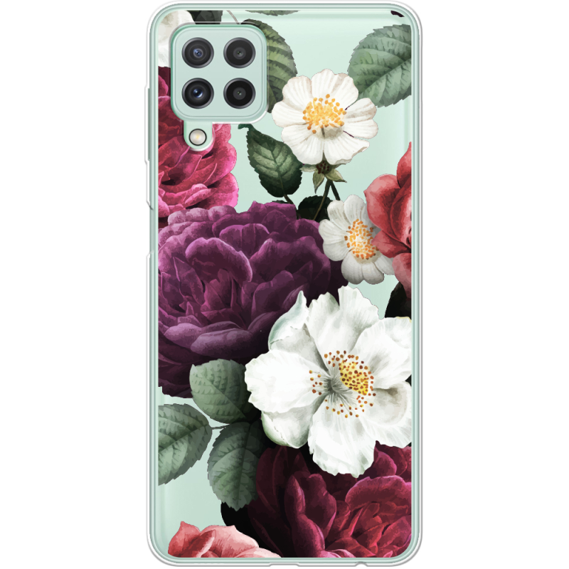 Прозрачный чехол BoxFace Samsung A225 Galaxy A22 Floral Dark Dreams