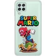 Прозрачный чехол BoxFace Samsung A225 Galaxy A22 Super Mario