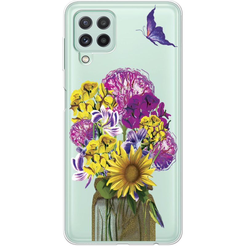 Прозрачный чехол BoxFace Samsung A225 Galaxy A22 My Bouquet