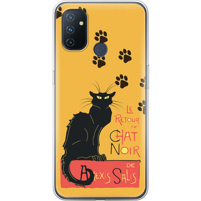 Чехол BoxFace OnePlus Nord N100 Noir Cat