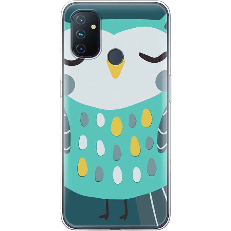 Чехол BoxFace OnePlus Nord N100 Green Owl