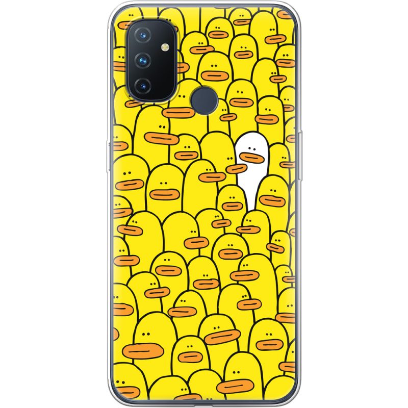 Чехол BoxFace OnePlus Nord N100 Yellow Ducklings