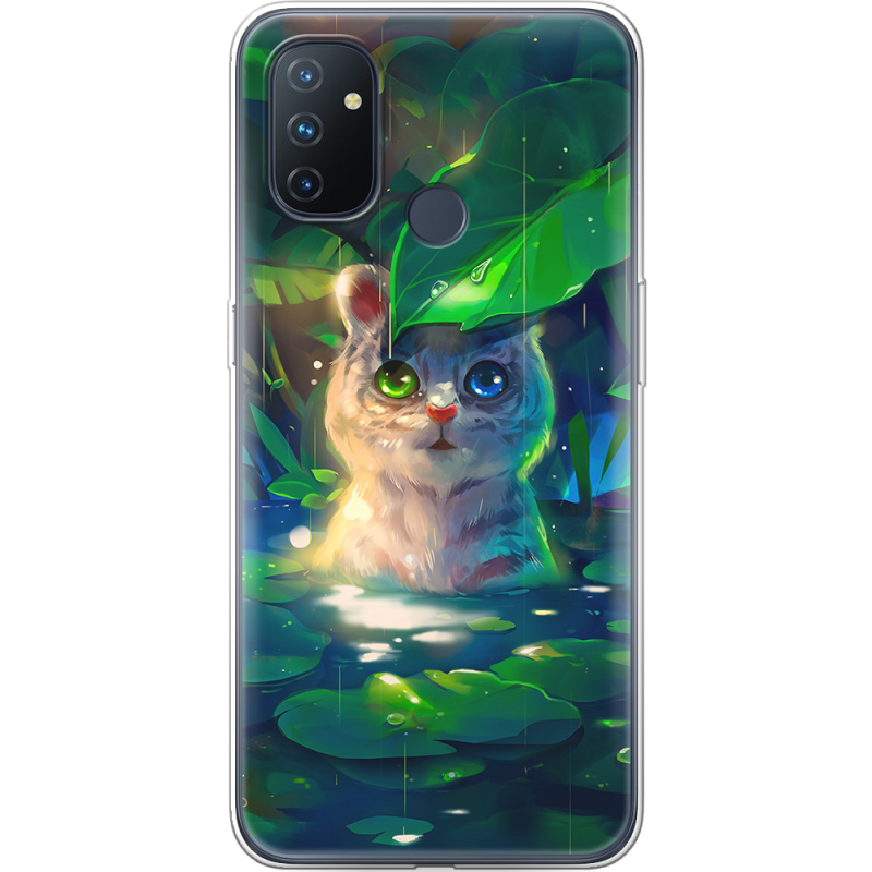 Чехол BoxFace OnePlus Nord N100 White Tiger Cub