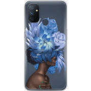 Чехол BoxFace OnePlus Nord N100 Exquisite Blue Flowers