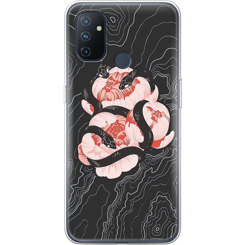 Чехол BoxFace OnePlus Nord N100 Snake Rose