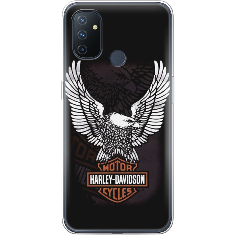 Чехол BoxFace OnePlus Nord N100 Harley Davidson and eagle