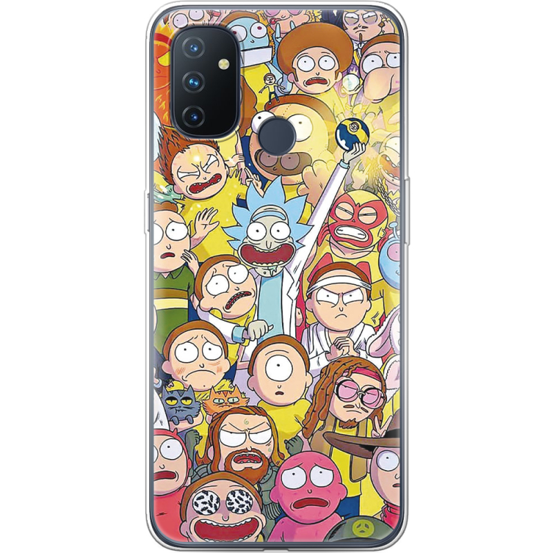 Чехол BoxFace OnePlus Nord N100 Rick and Morty