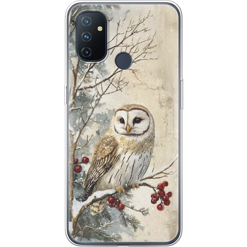 Чехол BoxFace OnePlus Nord N100 Christmas Owl